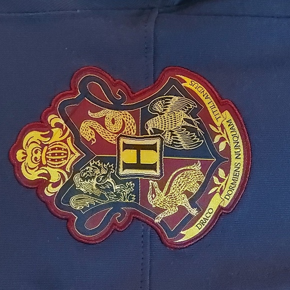 Universal Studios Harry Potter Hogwarts Zippered Jacket Navy Size XS - Picture 4 of 6